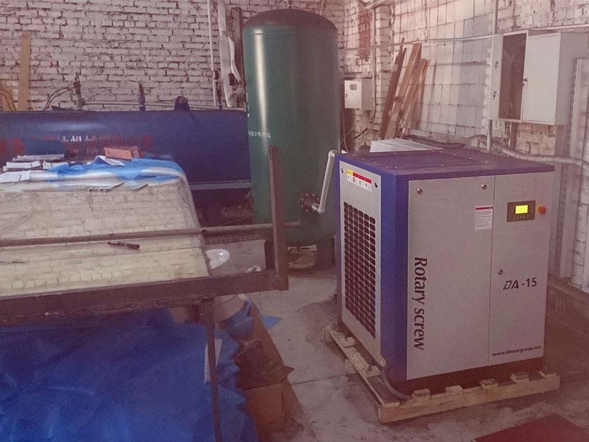 Hanthing Air Compressor for Printing Service in Russia