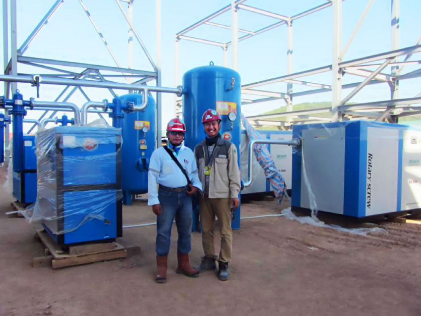 Hanthing Screw Air Compressor For Oil Refinery In Vietnam