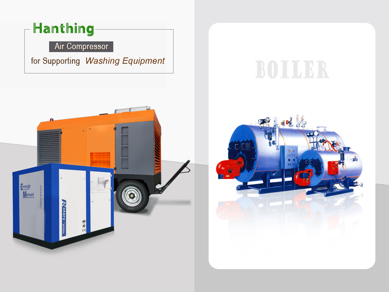 Air Compressor for Supporting Boiler