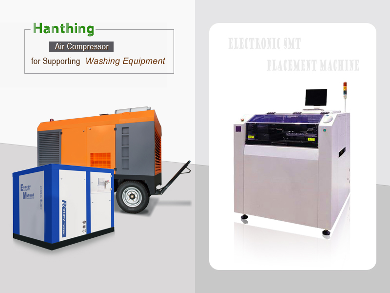 Air Compressor for Supporting Electronic SMT Placement Machine