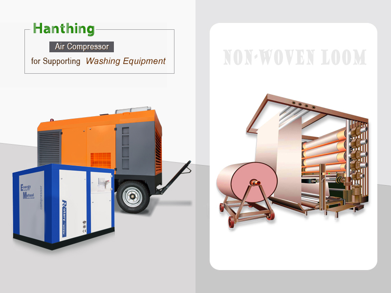 Air Compressor for Supporting Non-woven Loom