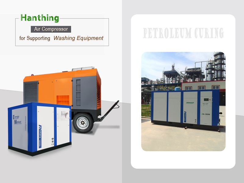 Air Compressor for Supporting Petroleum Curing