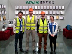 Spain customer visit at Hanthing 