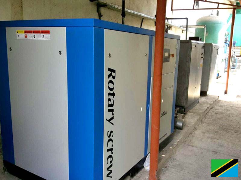 Hanthing 75HP Air Compressor System in Tanzania