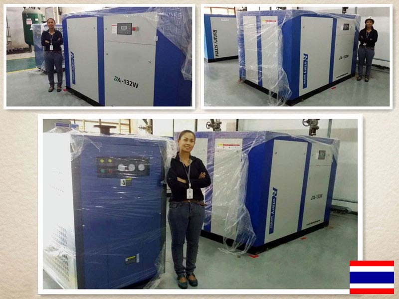 Hanthing Air Compressor for Glass Industry in Thailand
