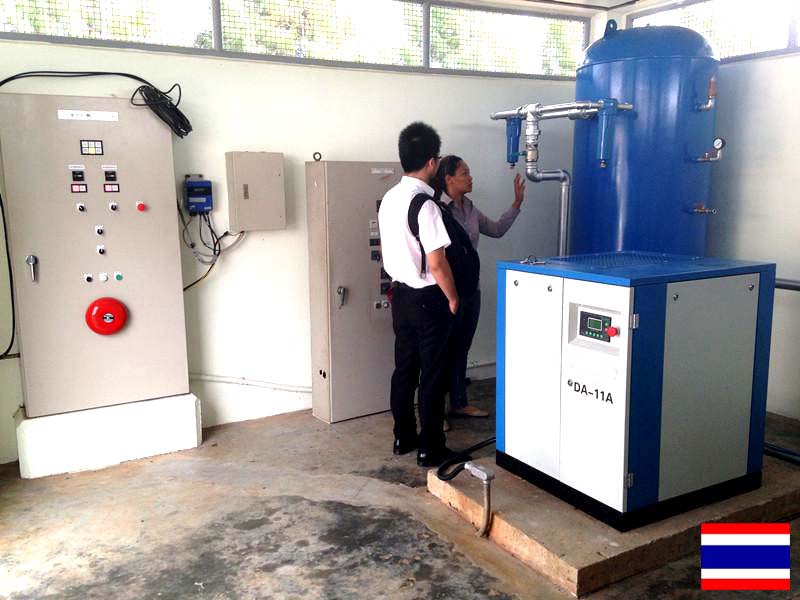 Hanthing Air Compressor for Water Treatment in Thailand