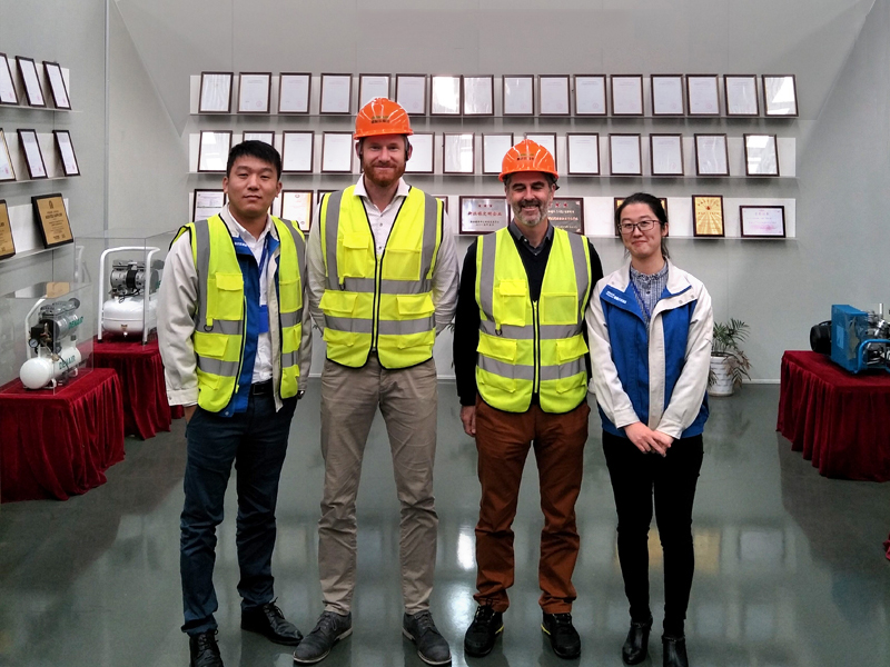 Spain customer visit at Hanthing