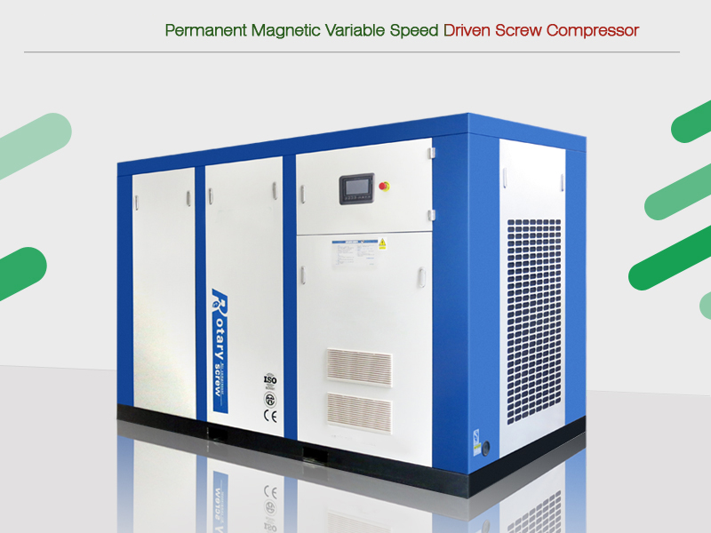Permanent Magnetic Variable Speed Driven Screw Compressor