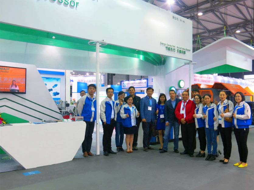 Hanthing AIR COMPRESSOR Show at the PTC ComVac ASIA 2015
