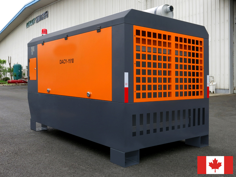 Hanthing Diesel Air Compressor For Sandblasting in Canada