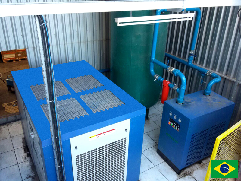 Hanthing VSD Double Screw Air Compressor In Brazil